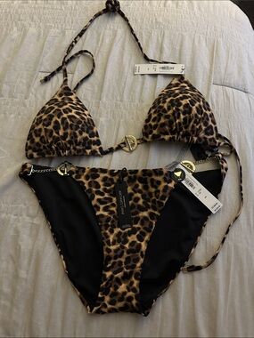 Victoria’s Secret Archive Swim top & bottom - leopard print